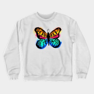 Colorful Hope Butterfly Crewneck Sweatshirt
